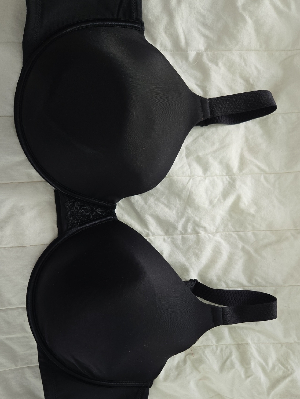 Vanity Fair Black Smooth T-Shirt Bra - Molded Cups